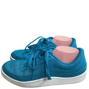 ALLBIRDS Canvas Pacer All Natural Clarity Blue Shoes Size M10 Pre Owned Athletic